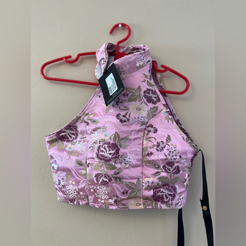 Pretty little thing pink top Sz uk6